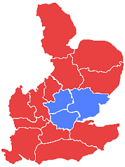 SE UK Map